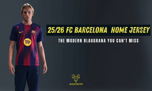 FC Barcelona 2025-26 Home Jersey: The Modern Blaugrana You Can’t Miss - Goatkits Store