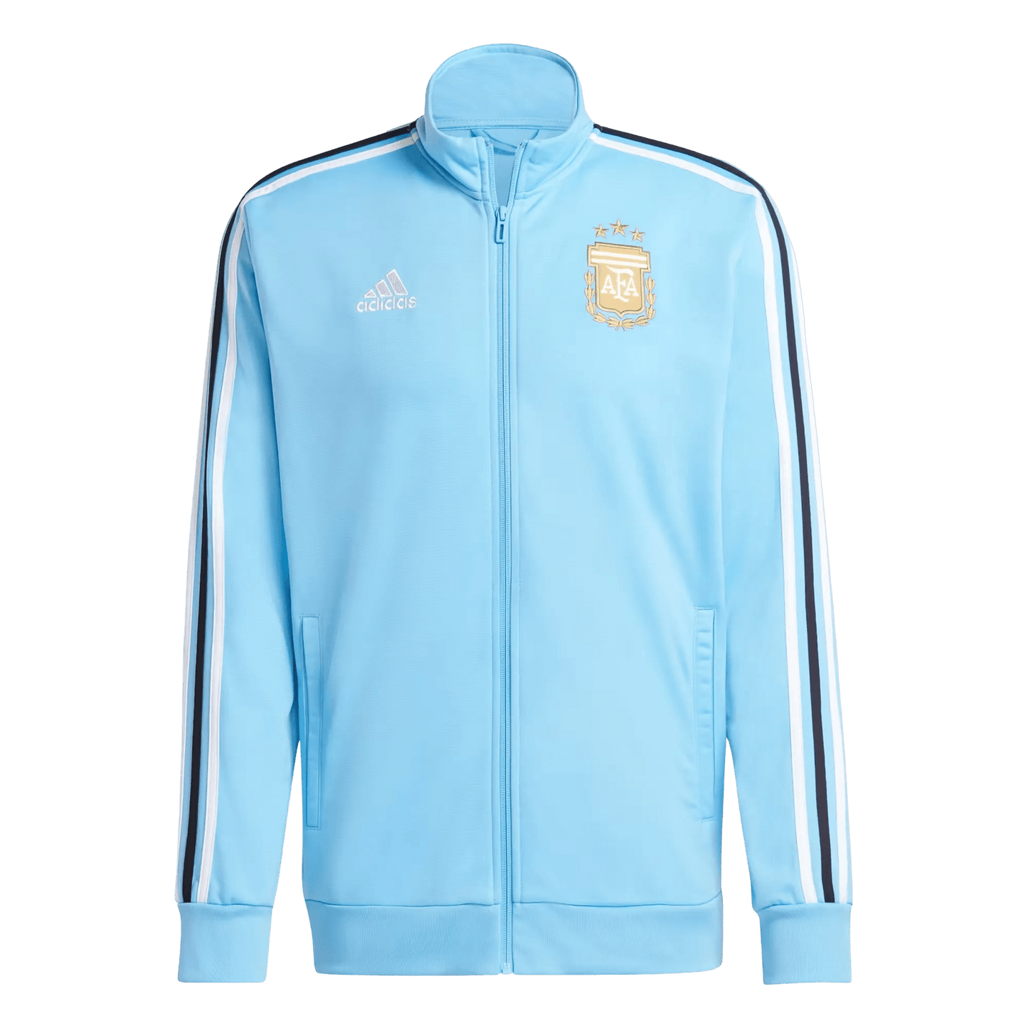 2024 Argentina Blue Full Zipper Jacket + Long Pants - Goatkits Store
