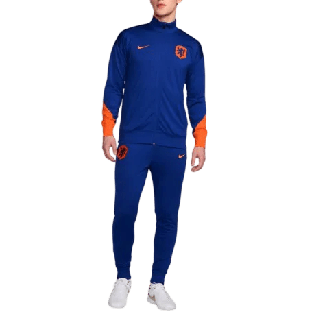 2024 Netherlands Football Tracksuit Blue - Goatkits Store