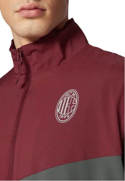 2024/2025 AC Milan Football Tracksuit Red Grey - Goatkits Store