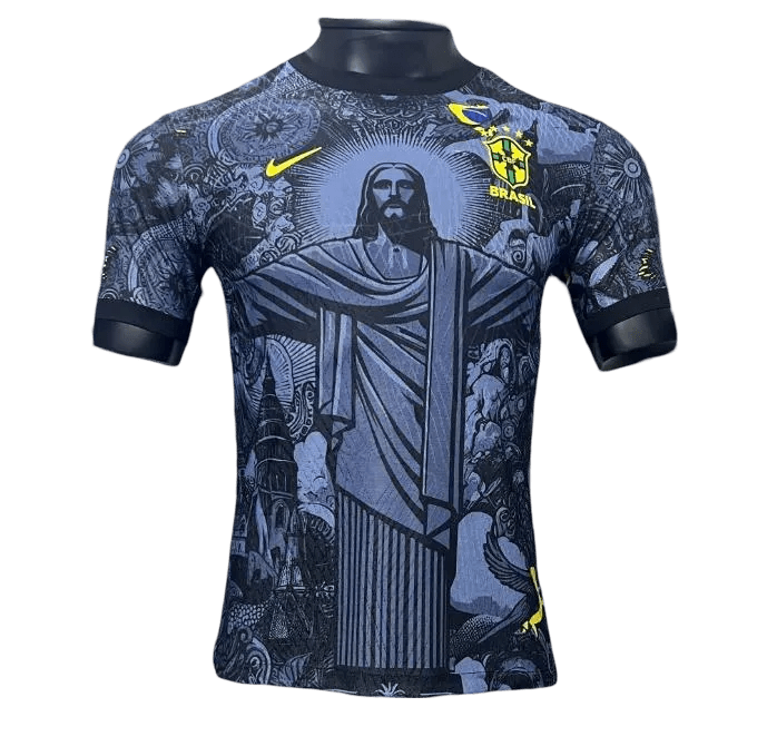 2024/2025 Brazil Jesus Jersey - Blue Player Version - Goatkits Store