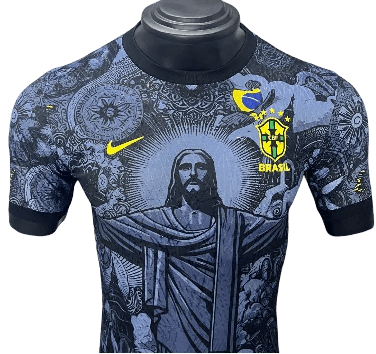 2024/2025 Brazil Jesus Jersey - Blue Player Version - Goatkits Store