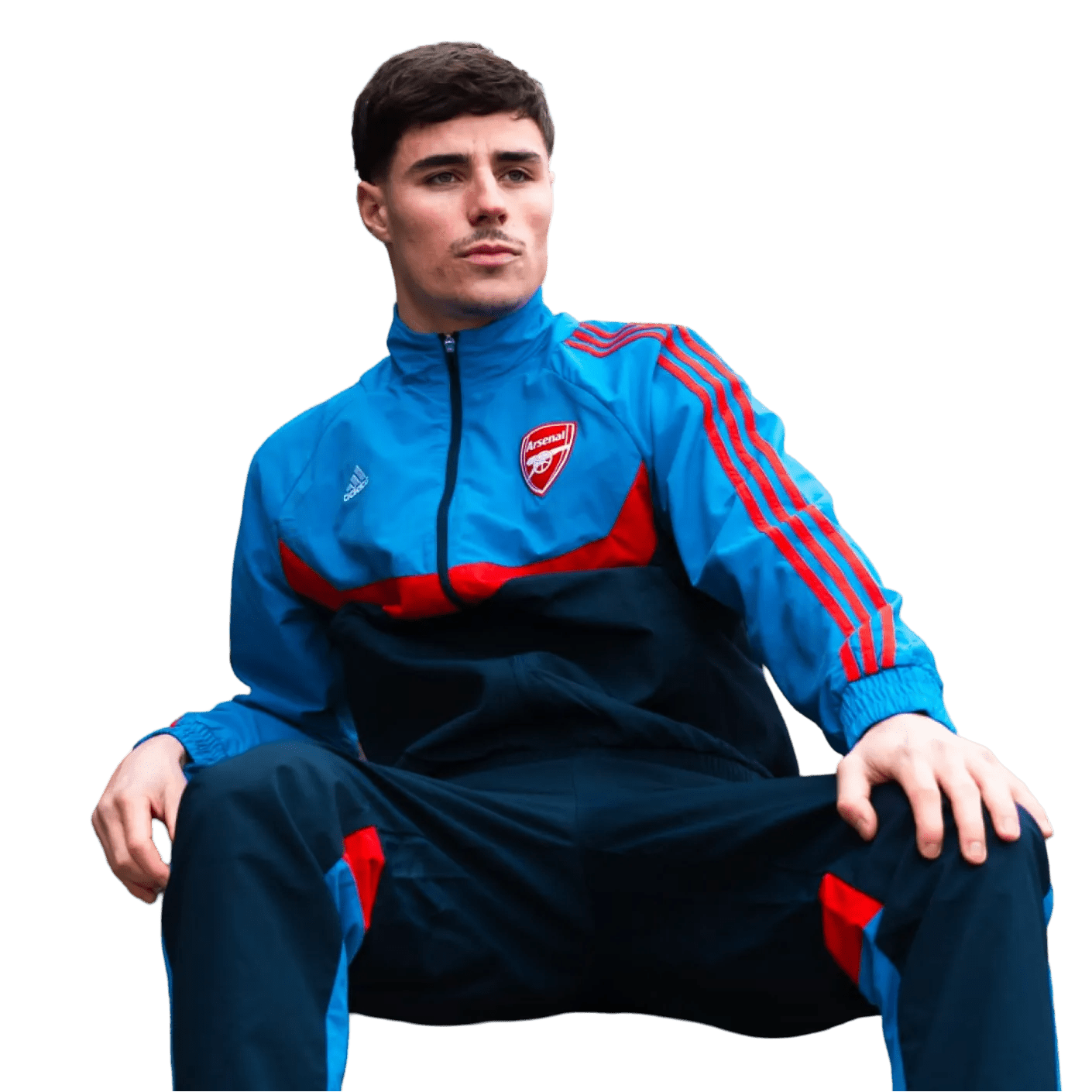 2024/2025 Highburry Football Tracksuit Black & Blue - Goatkits Store