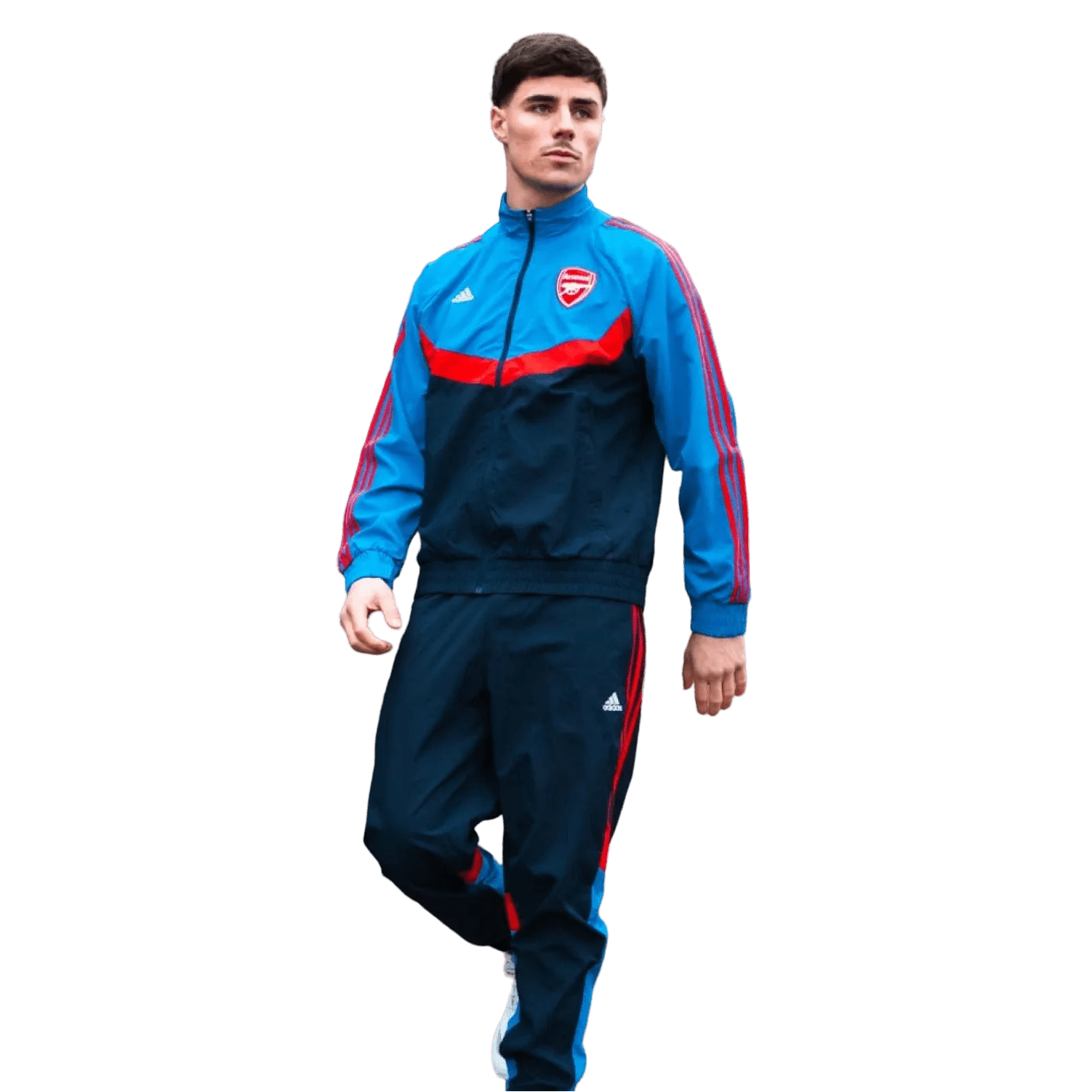 2024/2025 Highburry Football Tracksuit Black & Blue - Goatkits Store