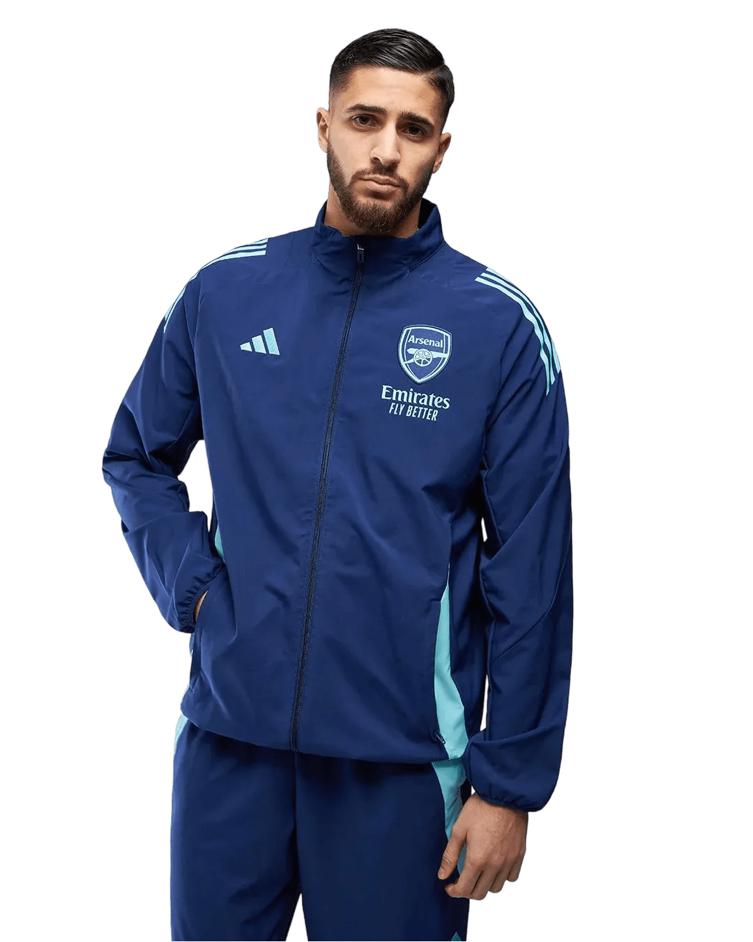 2024/2025 Highburry Navy Full Zipper Jacket + Long Pants - Goatkits Store