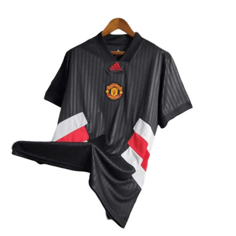 23-24 Manchester United Black ICON Jersey Embroidery - Goatkits Store