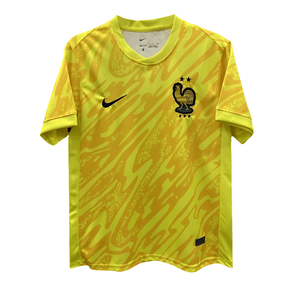 France National Team jersey - 2024 Yellow Goalkeeper Fan Version - Goatkits Store