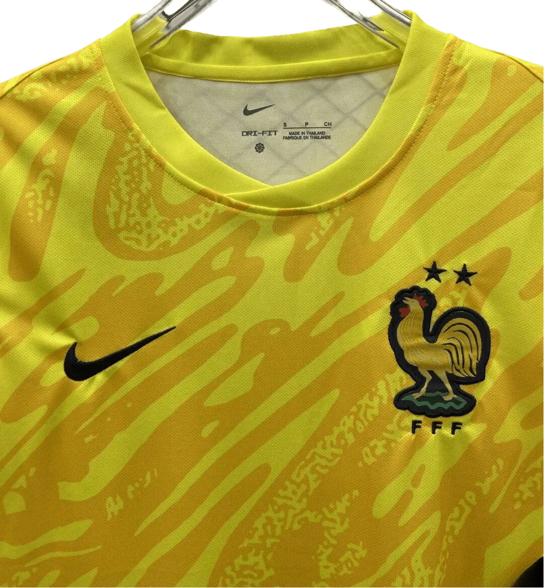 France National Team jersey - 2024 Yellow Goalkeeper Fan Version - Goatkits Store