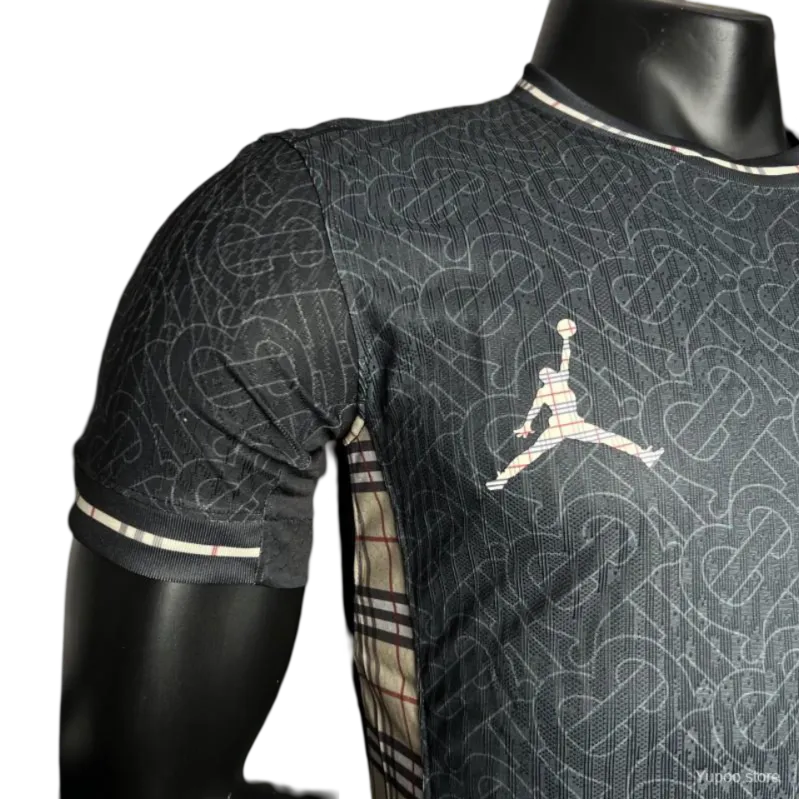 2024/2025 ENGLAND Euro Jordan x Burberry Black Special Edition kit – P ...