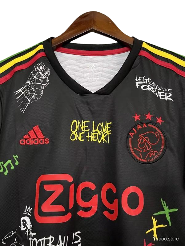 Retro 21/22 Ajax Third Black One Love Special Edition kit - Fan version - Goatkits
