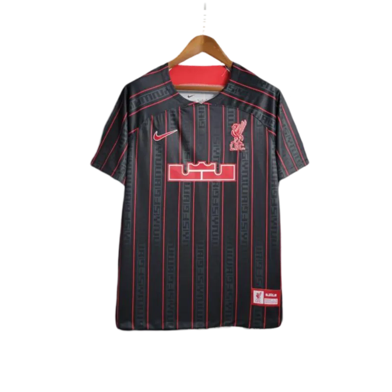 23/24 Liverpool x Lebron Black Jersey Fan Version - Goatkits Store