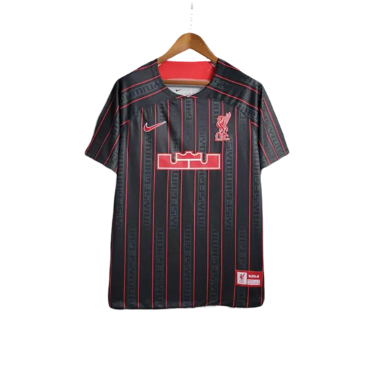 23/24 Liverpool x Lebron Black Jersey Fan Version - Goatkits Store