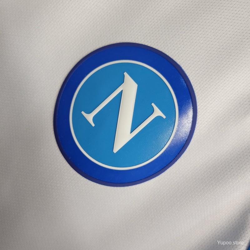 Napoli 23/24 Special Edition Face Game White Kit - Fan Version - Logo
