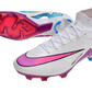 Nike Zoom Mercurial Superfly 9 Flash Crimson Elite FG - White/Pink/Blue