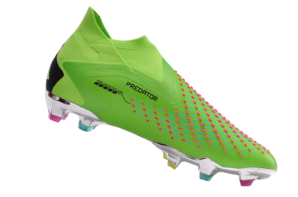 Adidas Predator Accuracy+ FG Firm Ground Soccer Cleats - Green/Blue/Black - Goatkits