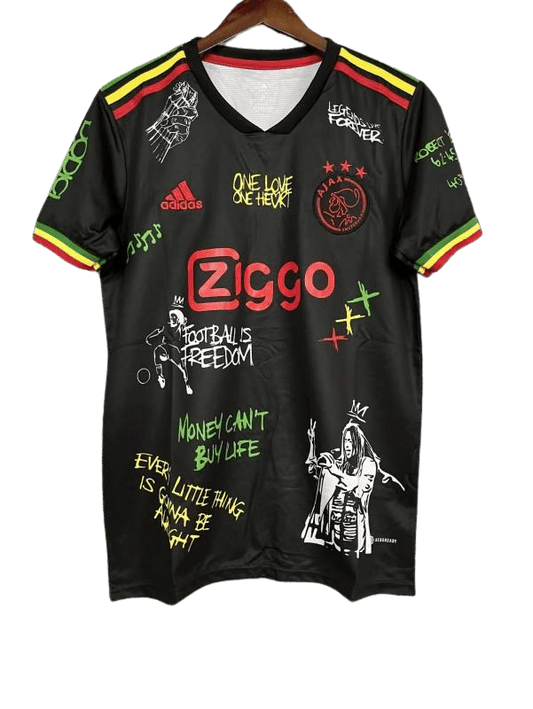 2021/2022 Ajax Bob Marley Ziggo Special Edition Jersey - Limited Edition Fan Version Football Kit"