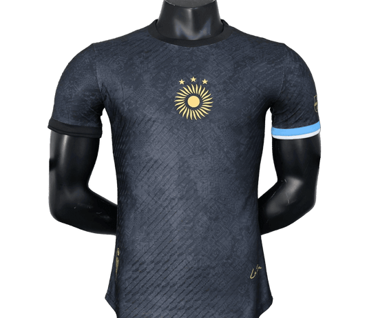 2023 Argentina La Pulga Black Lionel Messi Jersey With #10 - Player version - Goatkits