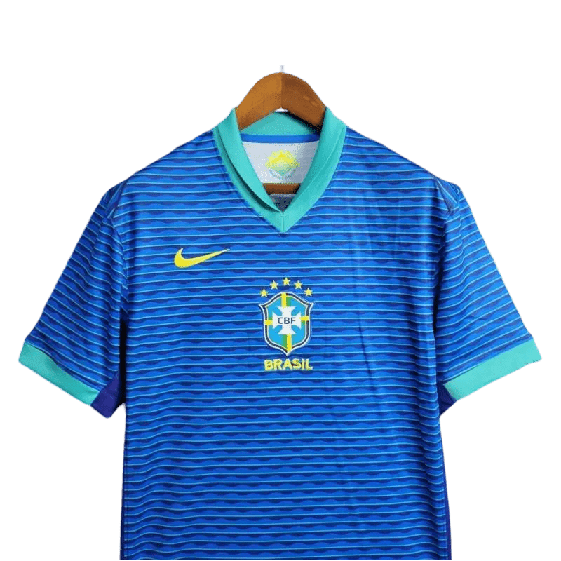 2024 Brazil Soccer Jersey Away - Fan Version - Goatkits Store