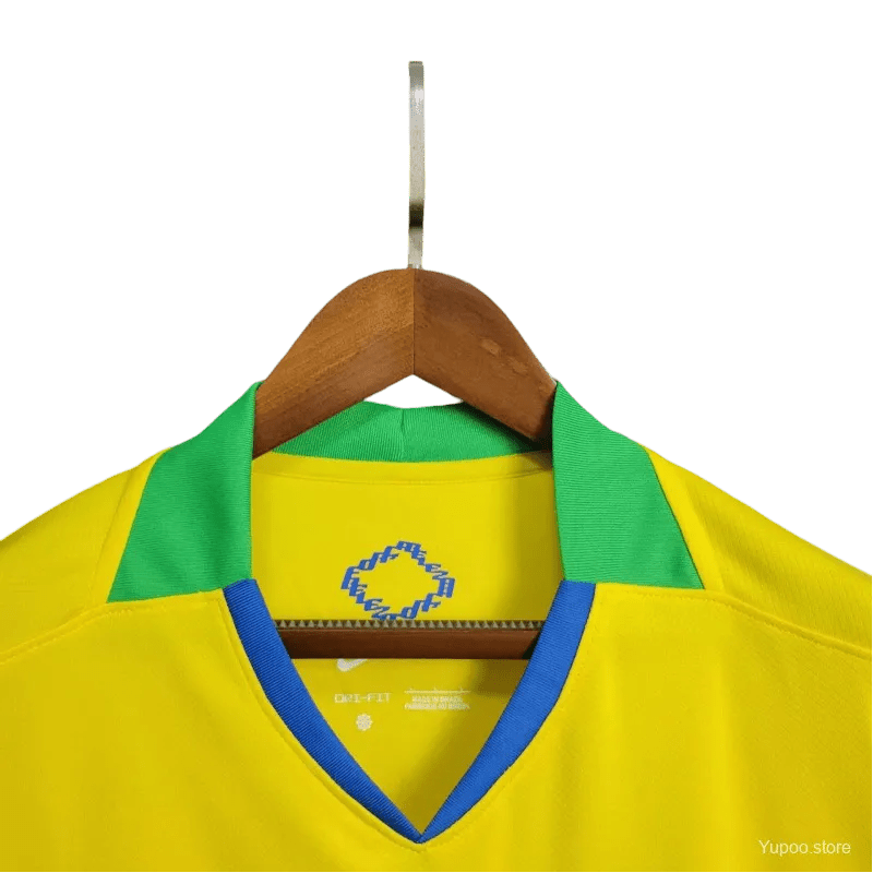 2024 Brazil Soccer Jersey Home - Fan Version - Goatkits Store