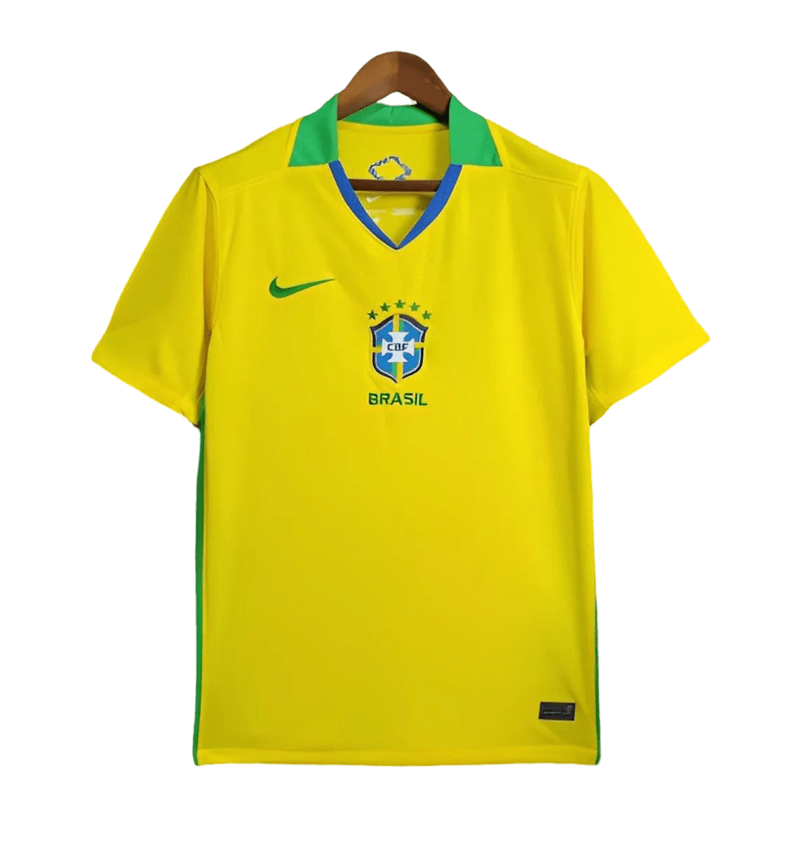 2024 Brazil Kit Home Yellow Jersey - Fan Version, official Brazil Yellow Jersey, available at Goatkits Store.