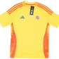 2024 Colombia jersey home yellow fan version orange accents authentic traditional