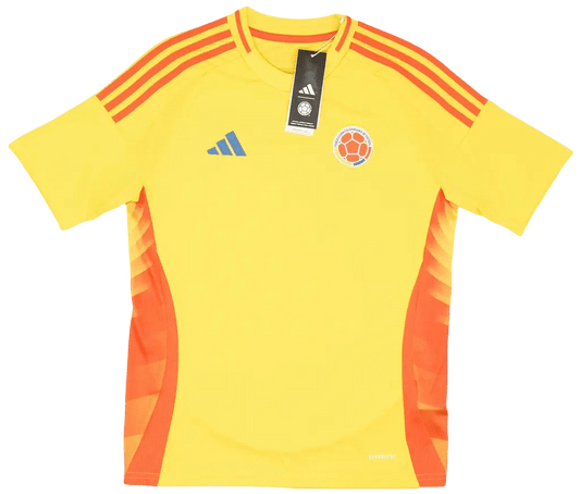 2024 Colombia jersey home yellow fan version orange accents authentic traditional