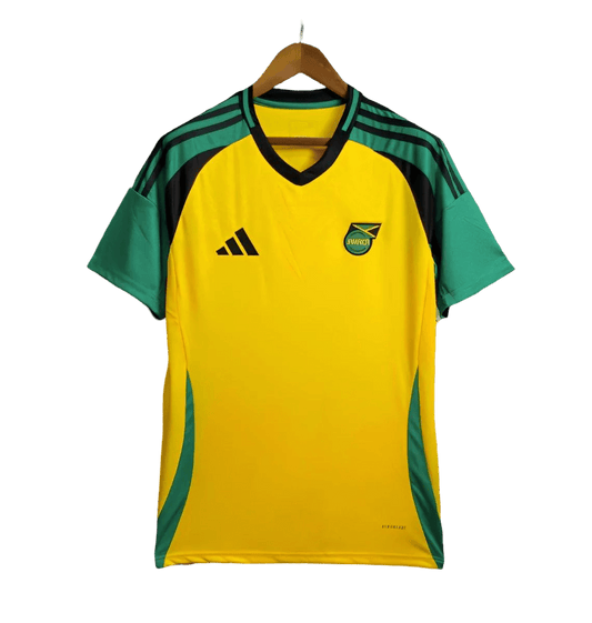 2024 Jamaica Soccer Jersey Home - Fan Version, official Jamaica soccer jersey, available at Goatkits Store.