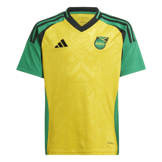 2024 Jamaica Soccer Jersey Home - Fan Version, official Jamaica soccer jersey, available at Goatkits Store.