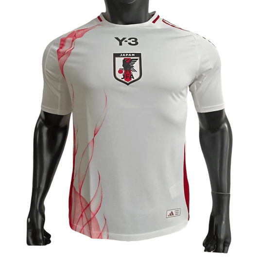 2024 JFA Japan Away Jersey White Player Version, featuring a sleek, match-quality design, available at GoatKits Store