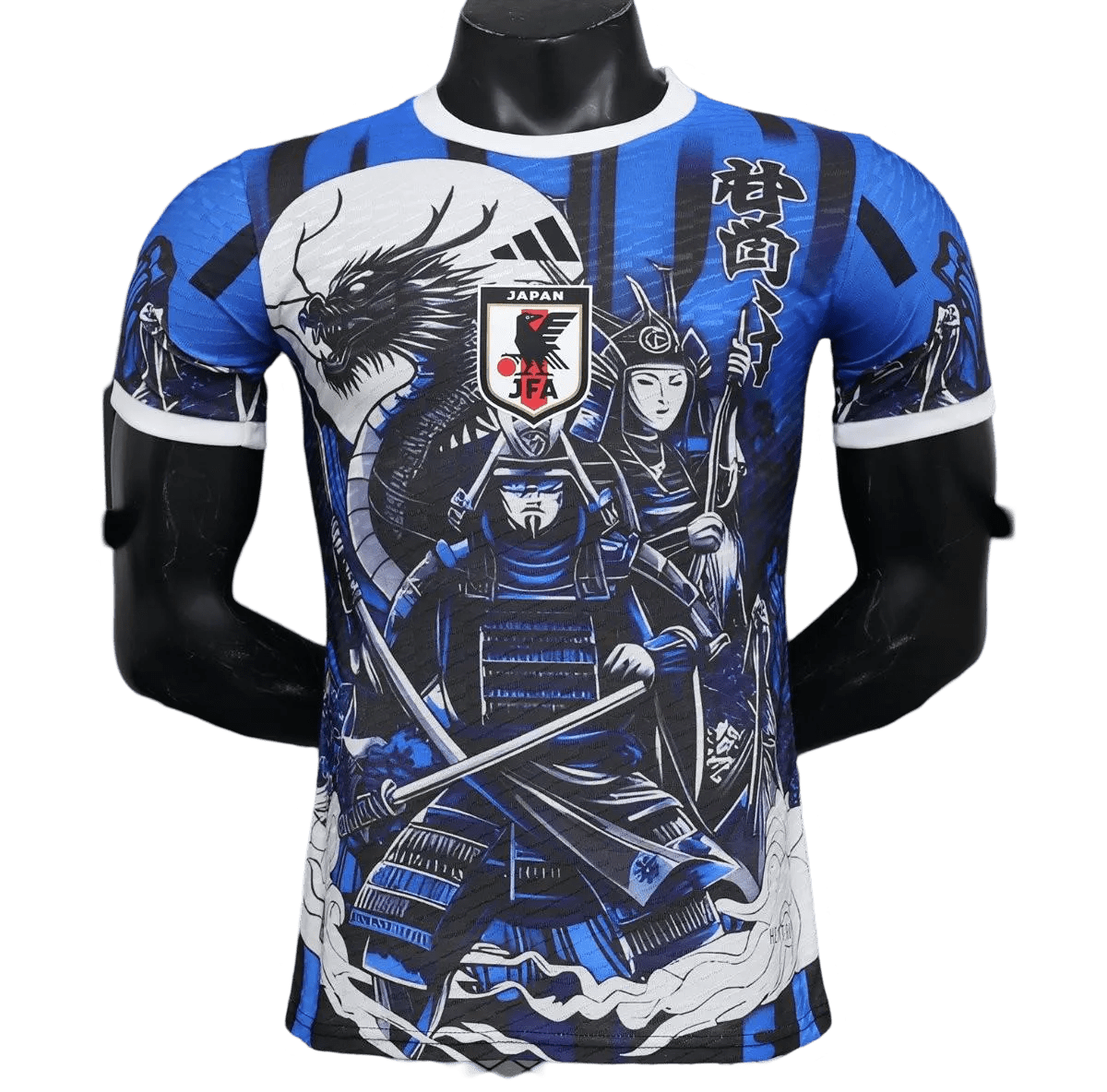 2024 JFA Japan Navy Samurai Special Edition Jersey, featuring a deep navy blue design inspired by samurai culture, available at GoatKits Store