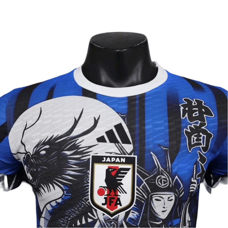 Limited Edition Japan Navy Samurai Kit, a must-have rare football jersey for collectors and football fans at GoatKits Store