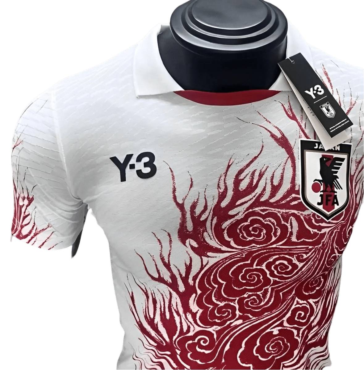 Rare Japan Y3 White Football Kit, available exclusively at GoatKits Store for premium football supporters