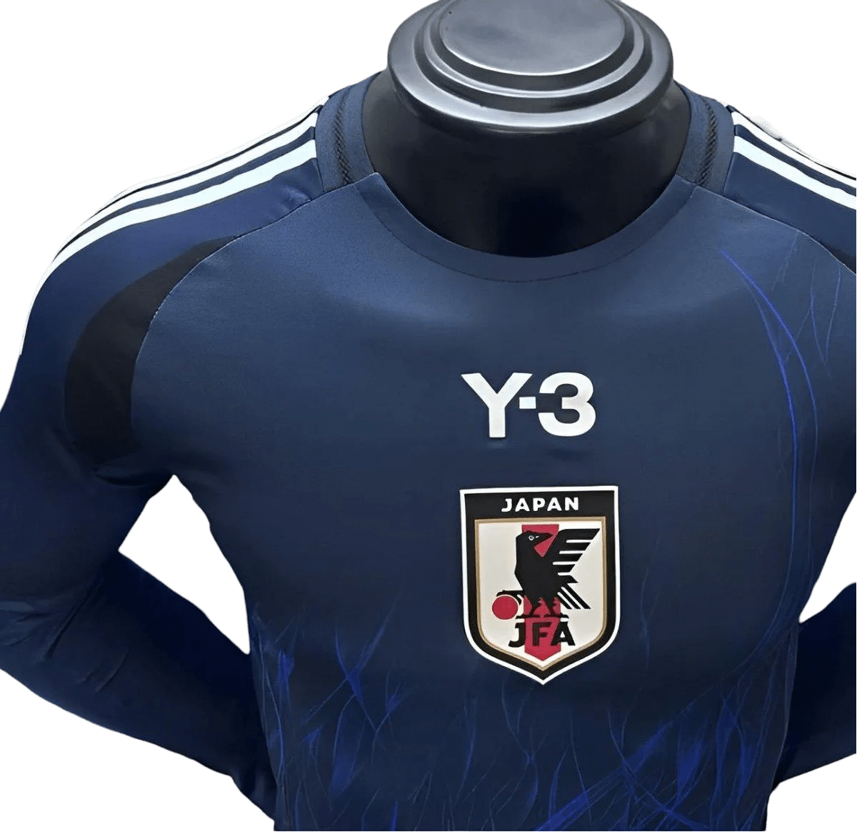 JFA Japan National Team Y3 Home Jersey, crafted with breathable, moisture-wicking fabric for superior comfort at GoatKits Store