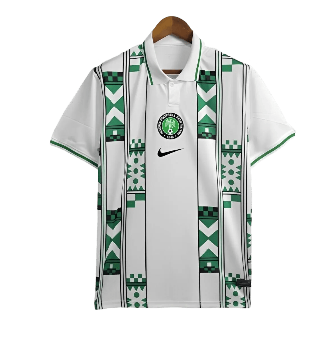 2024 Nigeria Soccer Jersey Away - Fan Version, official Nigeria jersey, available at Goatkits Store.