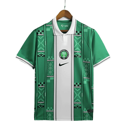 2024 Nigeria Soccer Jersey Home - Fan Version, official Nigeria jersey, available at Goatkits Store.