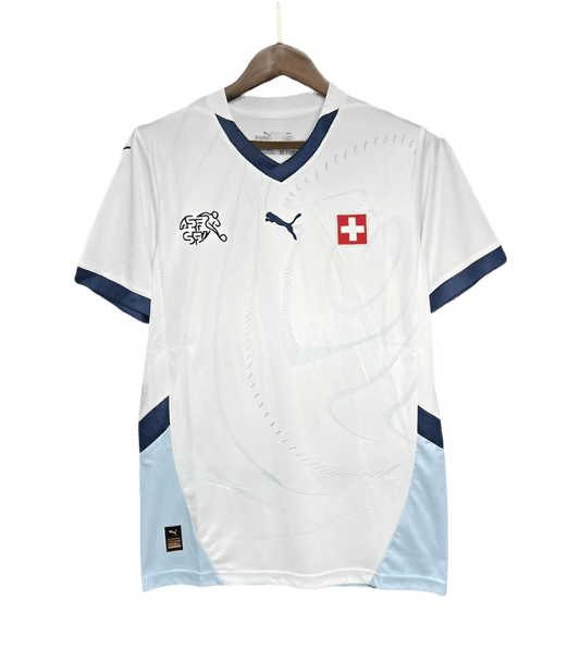 2024 Switzerland Soccer Jersey Away - Fan Version, official Switzerland jersey, available at Goatkits Store.