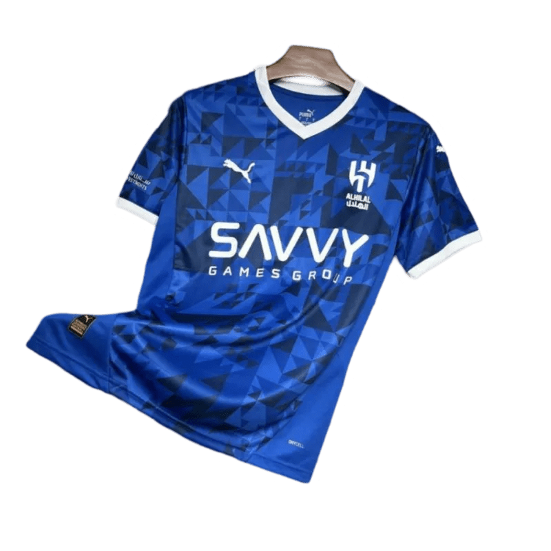 Al Hilal FC Home Jersey 2024, inspired by Saudi football’s most successful club.