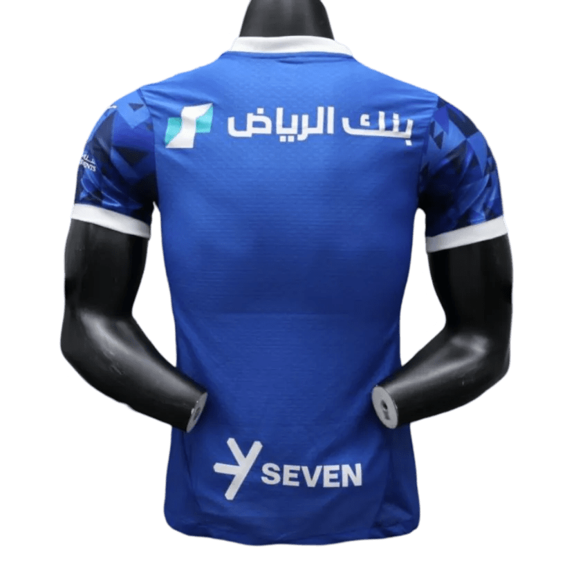 2025 Al Hilal FC Home Kit, featuring lightweight, moisture-wicking fabric.