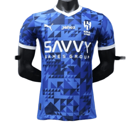 2024/2025 Al Hilal Jersey Saudi Home Kit - Player Version, the ultimate Al Hilal jersey, available at Goatkits Store.