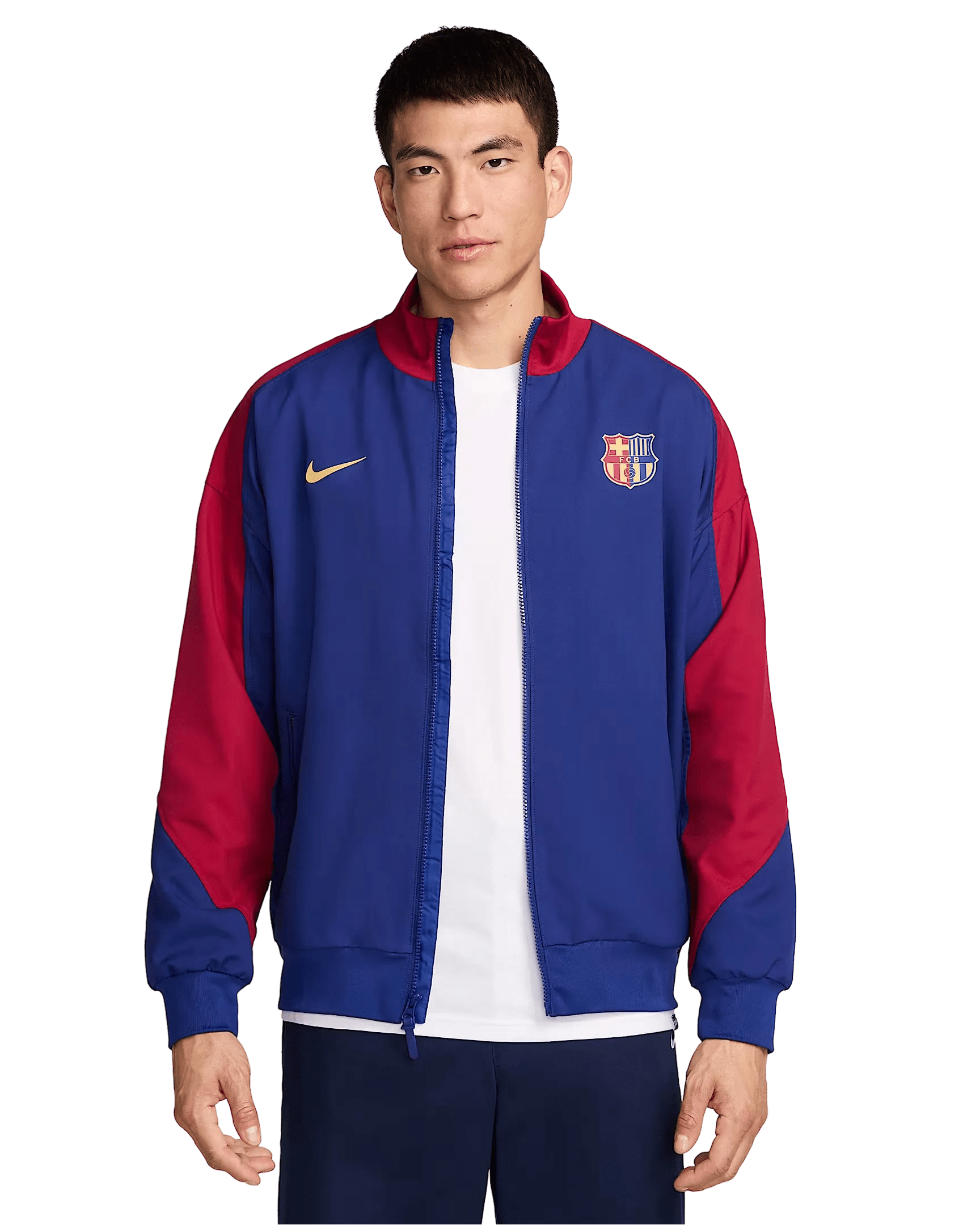2024/2025 Barcelona Blue & Red Full Zipper Jacket + Long Pants - Goatkits Store
