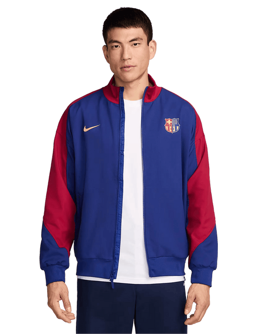 2024/2025 Barcelona Blue & Red Full Zipper Jacket + Long Pants - Goatkits Store
