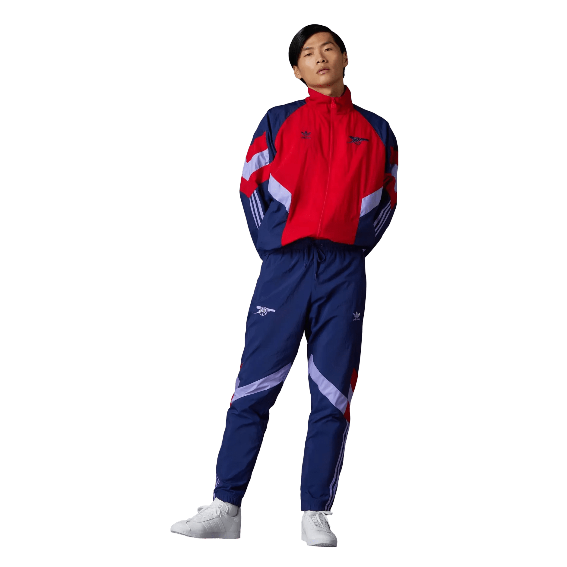 2024/2025 Highburry Blue & Red Full Zipper Jacket + Long Pants - Goatkits Store