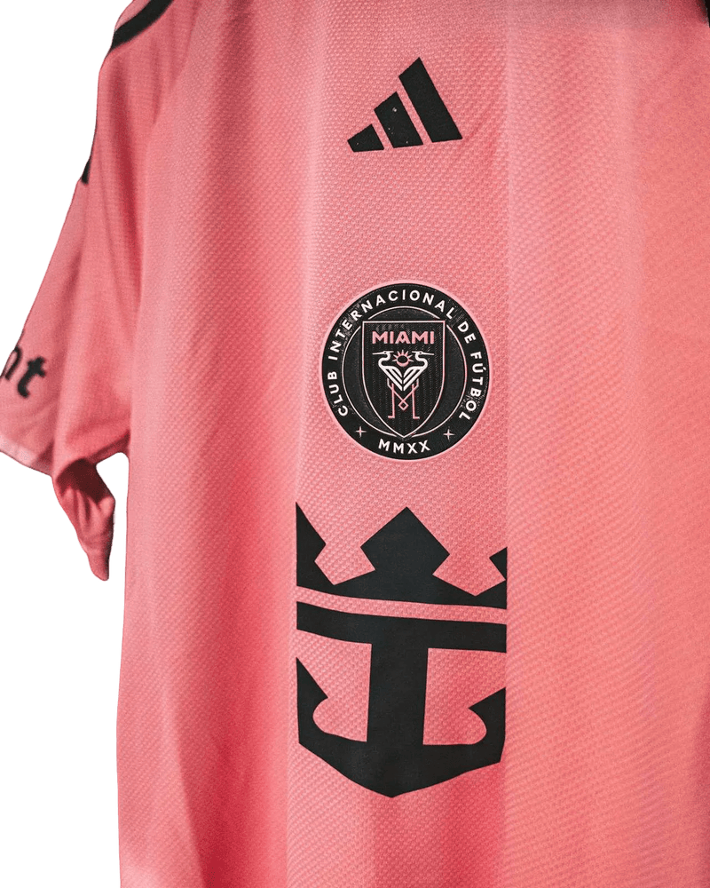 Close up Messi Inter Miami Jersey Pink 2getherness Argentina tribute Goatkits Store