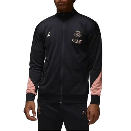 2024/2025 PSG Black Full Zipper Jacket + Long Pants - Goatkits Store