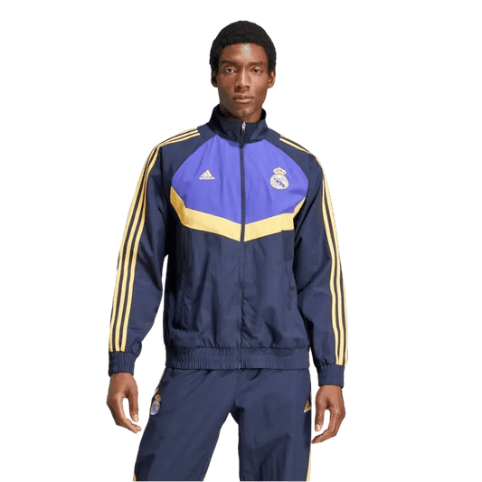 2024/2025 Real Madrid Black & Purple Full Zipper Jacket +Long Pants - Goatkits Store