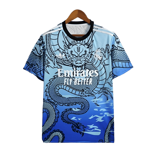 2025 Real Madrid Blank Dragon Limited Edition Jersey Shirt, featuring the iconic Real Madrid Dragon Kit, available at GoatKits Store.