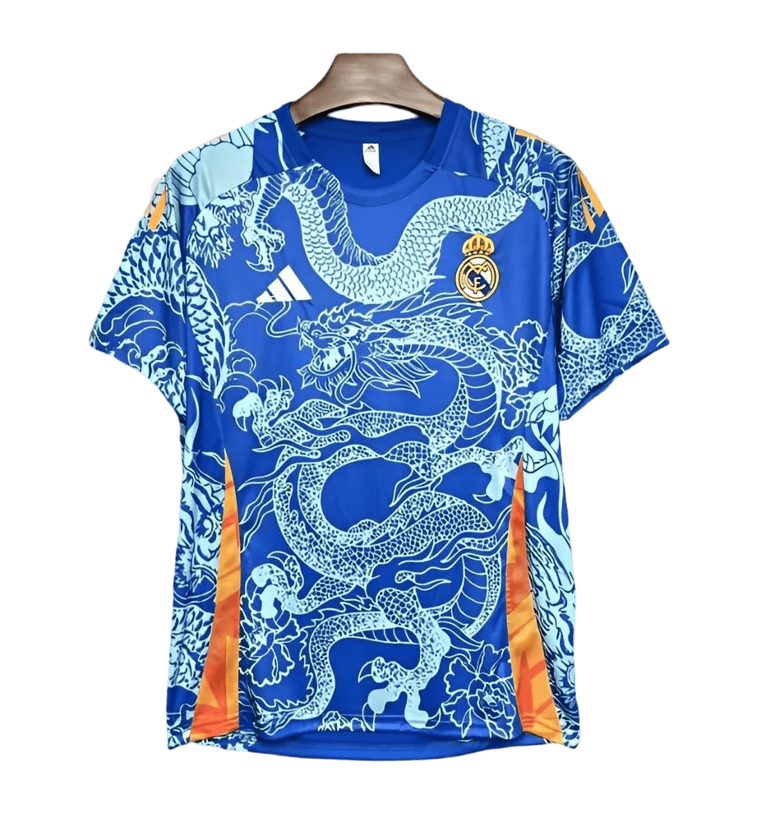 2025 Real Madrid Blue Dragon Limited Edition Jersey Shirt, featuring the iconic Real Madrid Dragon Kit, available at GoatKits Store.