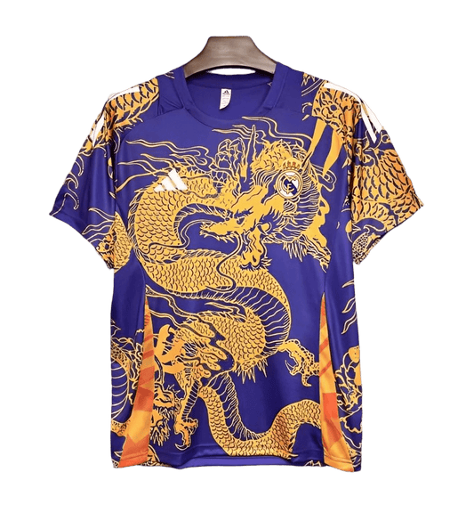 2025 Real Madrid Purple Dragon Limited Edition Jersey Shirt, featuring the iconic Real Madrid Dragon Kit, available at GoatKits Store.