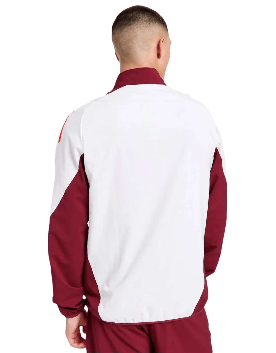 2024/2025 Roma White Full Zipper Jacket + Long Pants - Goatkits Store