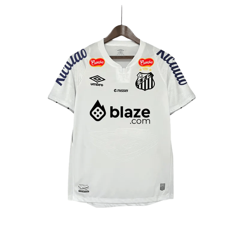 2024/2025 Neymar Santos Jersey Home Kit, an authentic Santos jersey available at Goatkits Store.